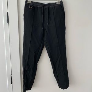 Zara Black Suit Pant Joggers Size Small